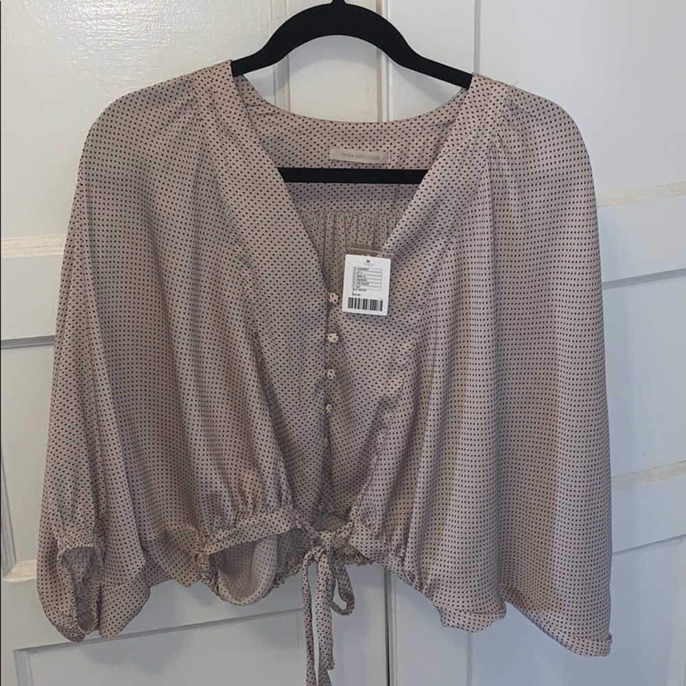 Urban Outfitters Dot Blouse